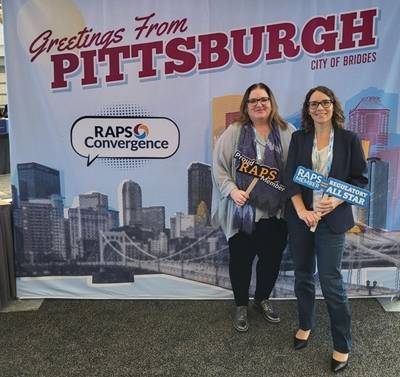 Maria Perrotta and Danielle Mason at 2025 RAPS Convergence Conference