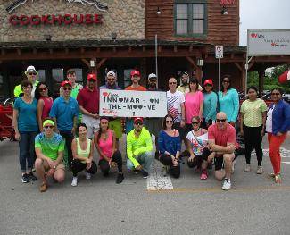 Oakville office group photo from 'Big Bike' event