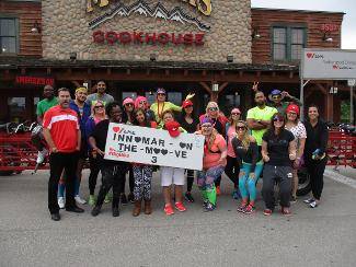 Oakville office group photo from 'Big Bike' event